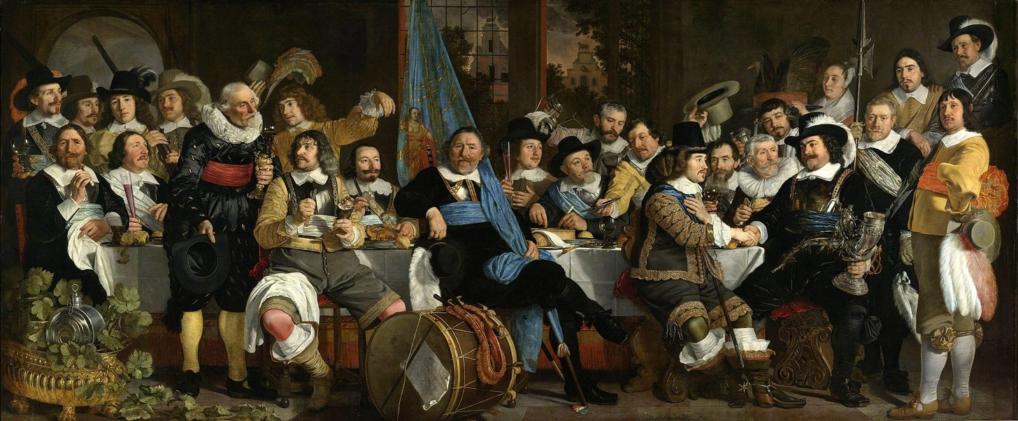 Banquet of the Amsterdam Civic Guard in Celebration of the Peace of Münster