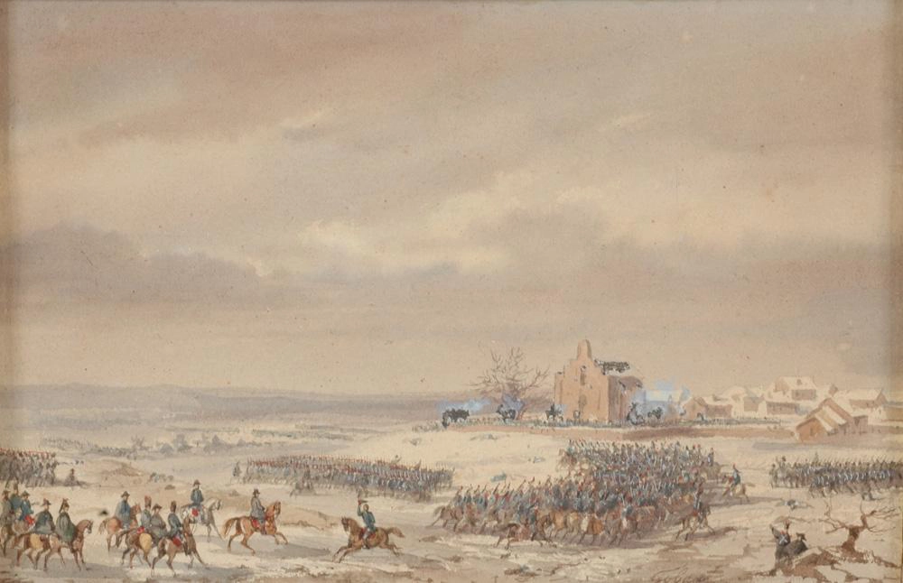גספר גובו. "קרב פרויסיש-אלאו". 1850