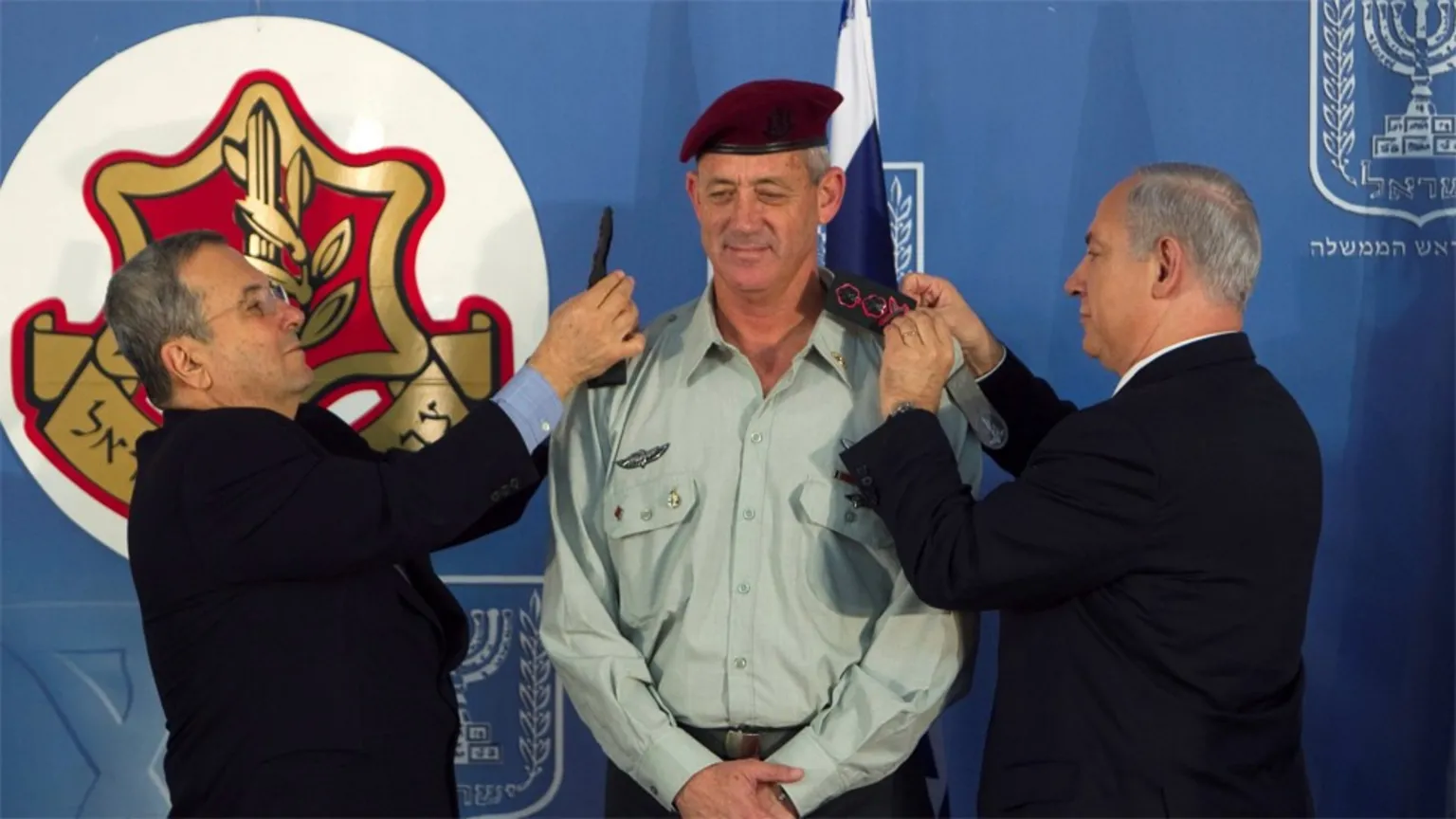 Gantz as IDF chief of staff