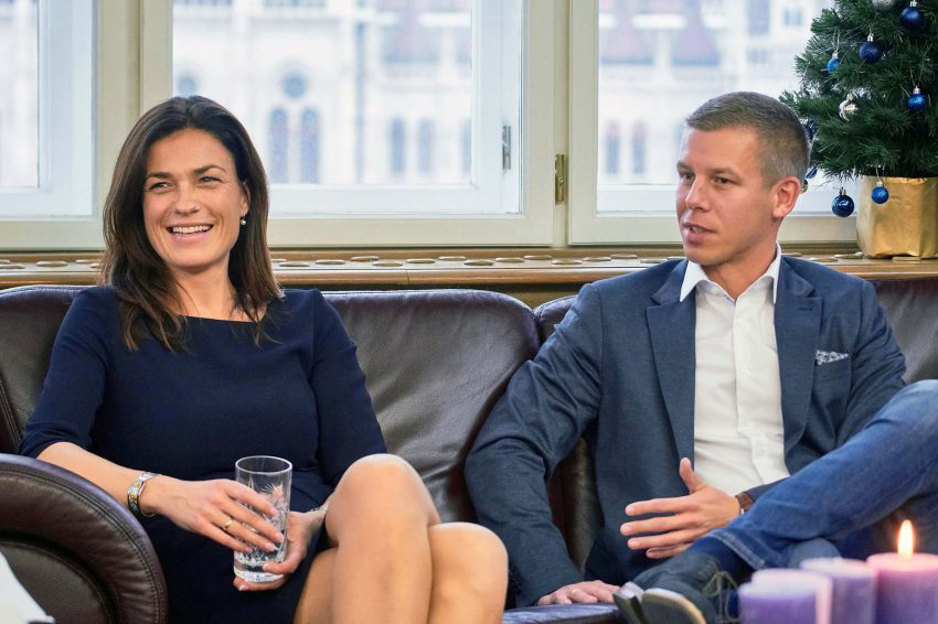 יודית ופטר בימים טובים יותר.