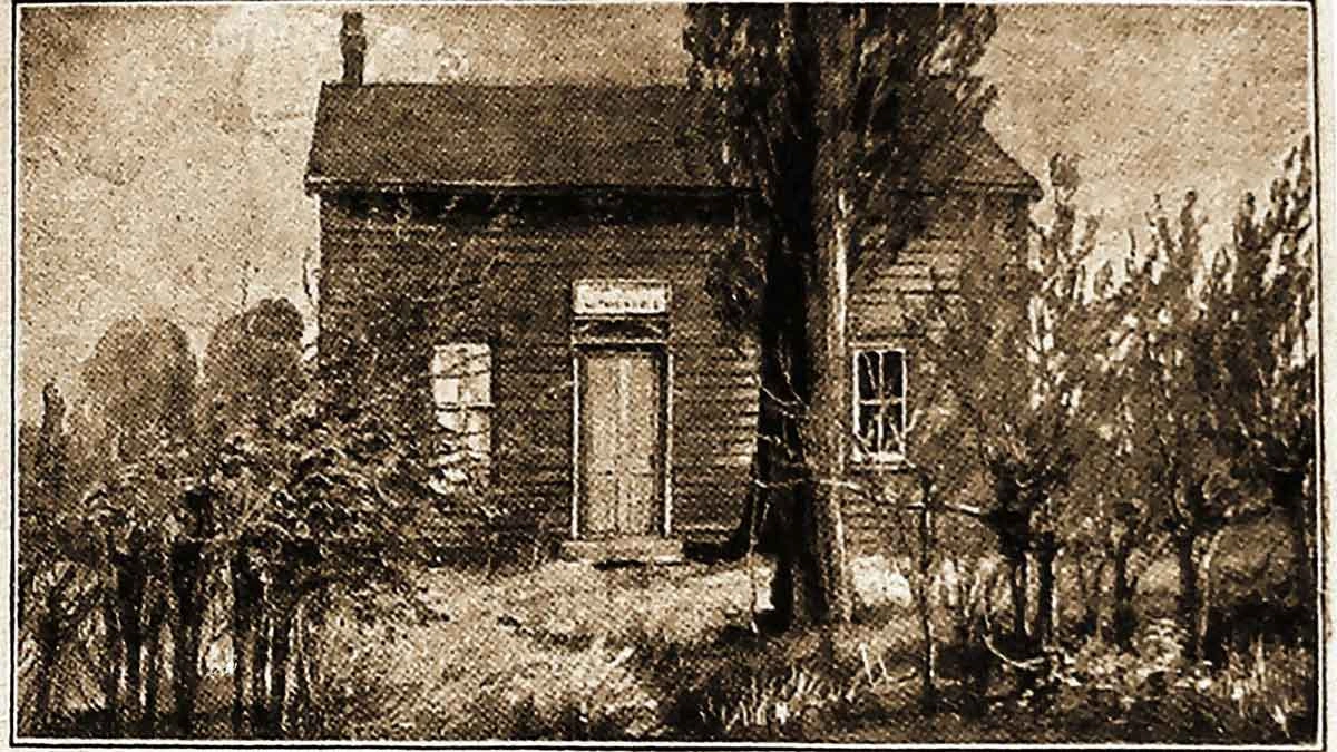 The Fox family home in Hydesville, 1848