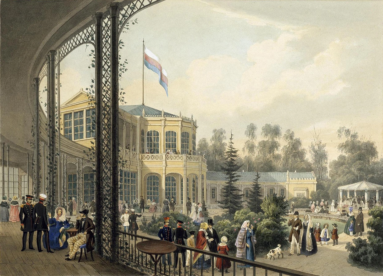 תחנת הרכבת פאבלובסק, 1845.