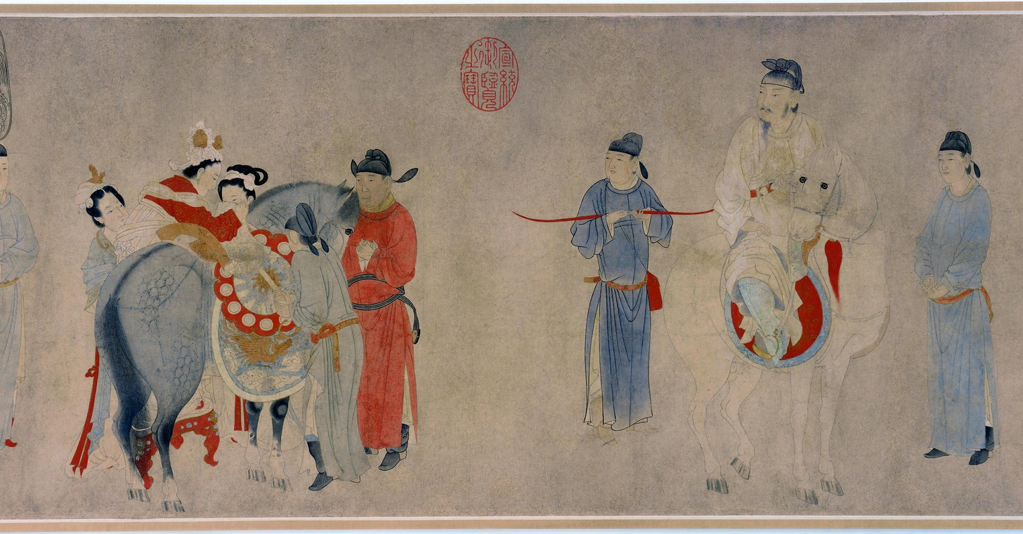 Yang Guifei Mounting a Horse