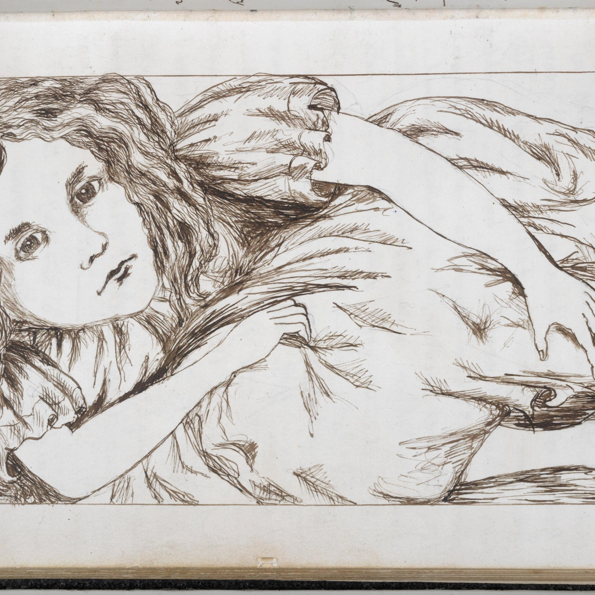אליס כפי שאייר אותה לואיס קרול עצמו, 1864.