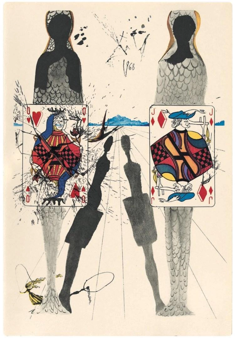 אליס בגרסתו של סלבדור דאלי, 1969.