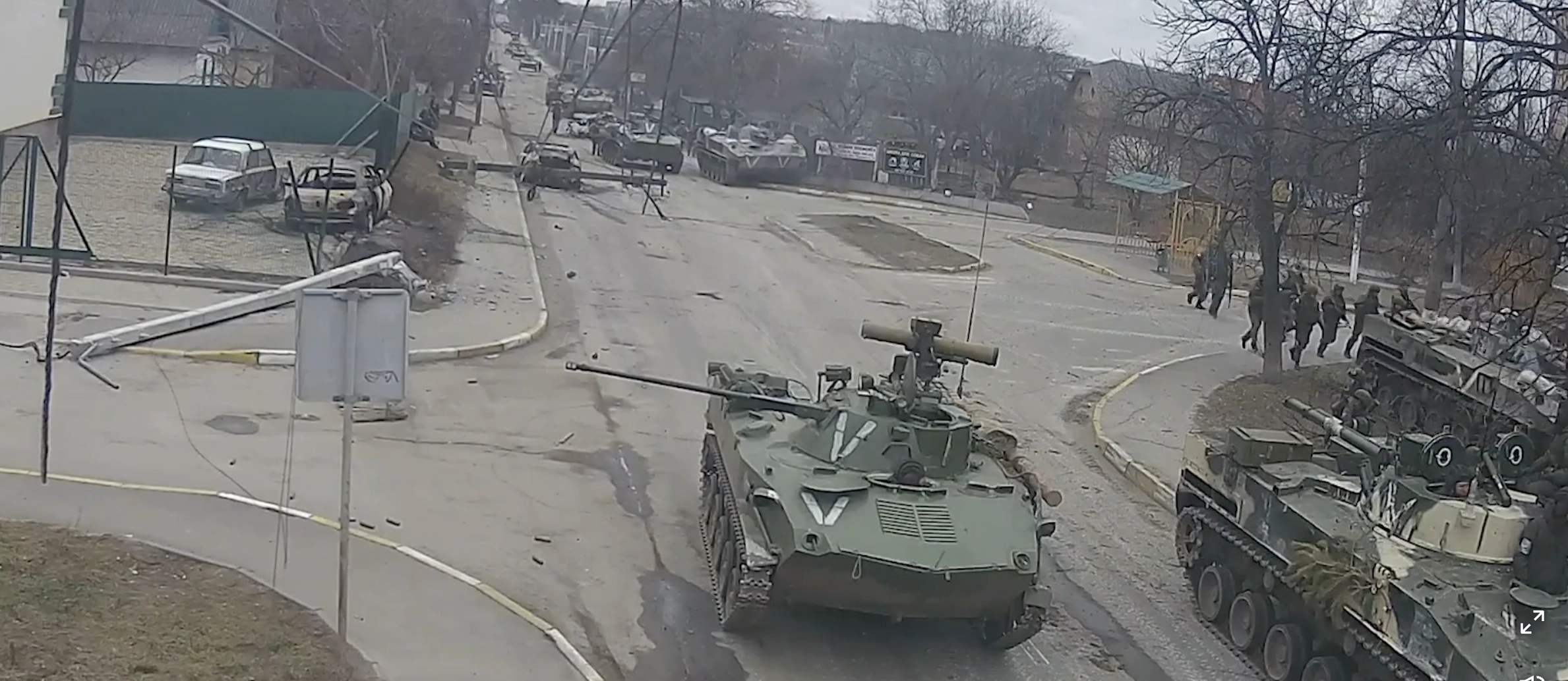 russian troops in bucha