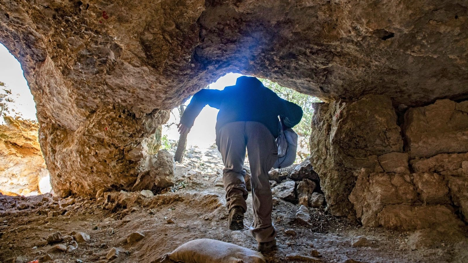 המנהרה המסתורית ברמת רחל. צילום: רשות העתיקות