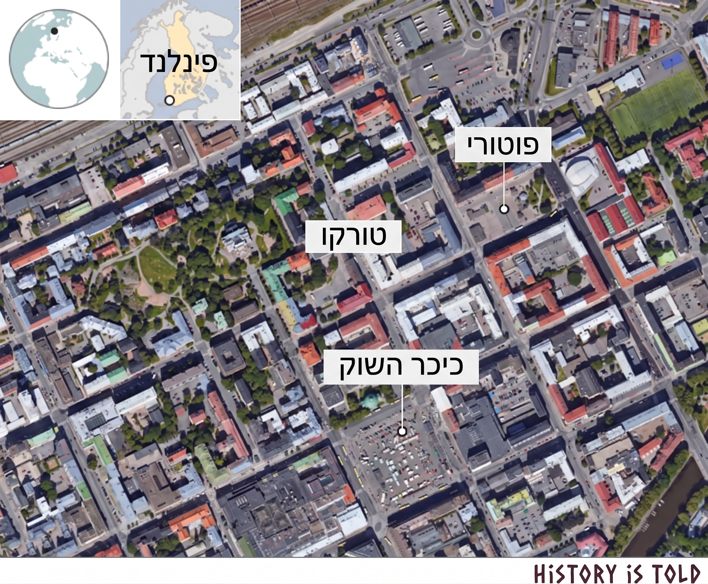 מפת הפיגוע ומיקומי התקיפות.