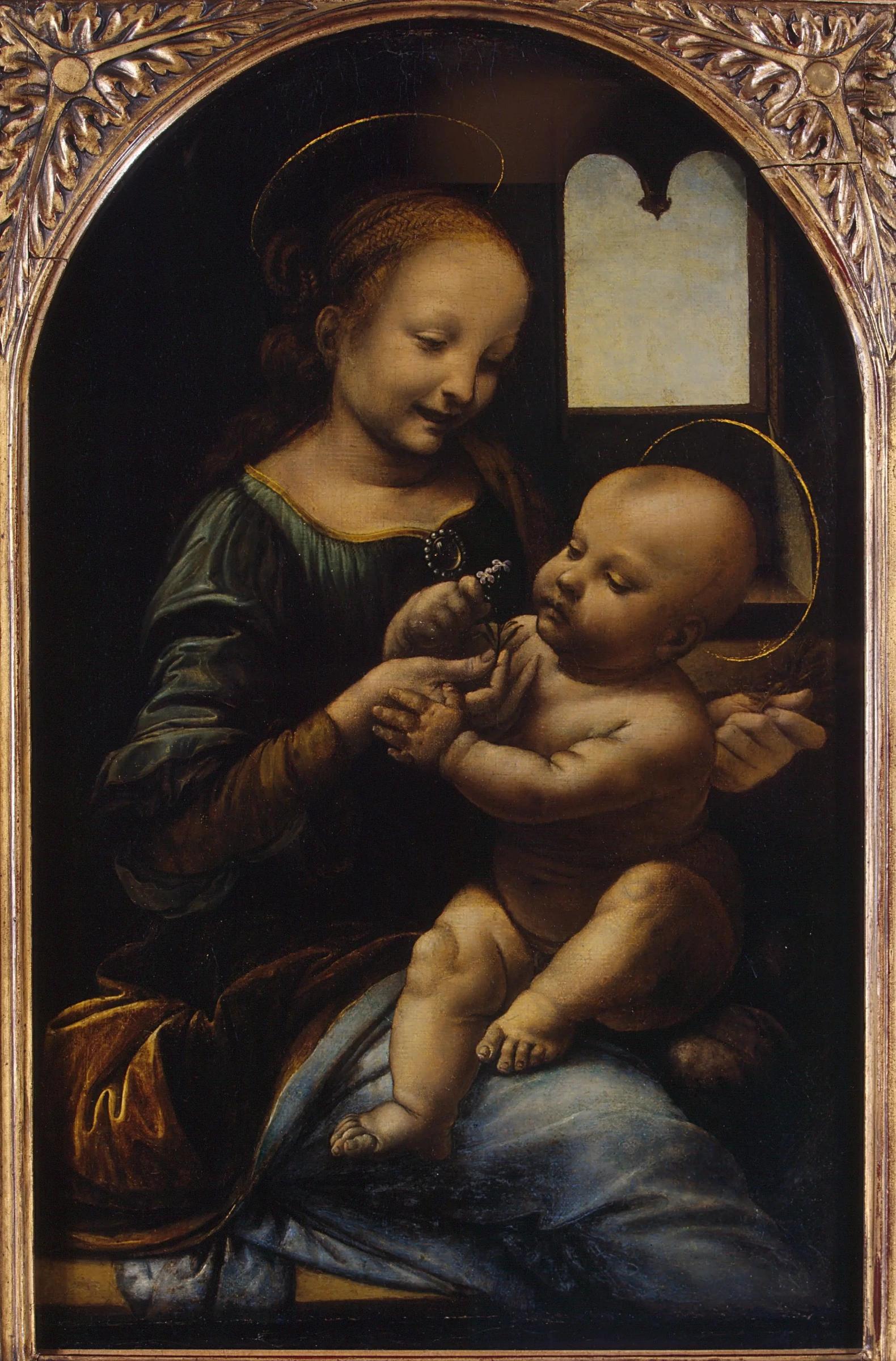 The Benois Madonna Leonardo da Vinci • Painting