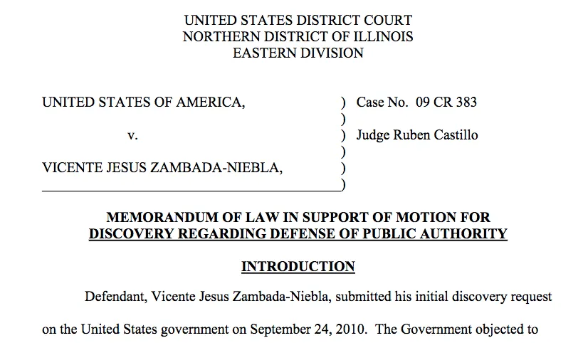 כתב התביעה האמריקאי נגד סמבדה