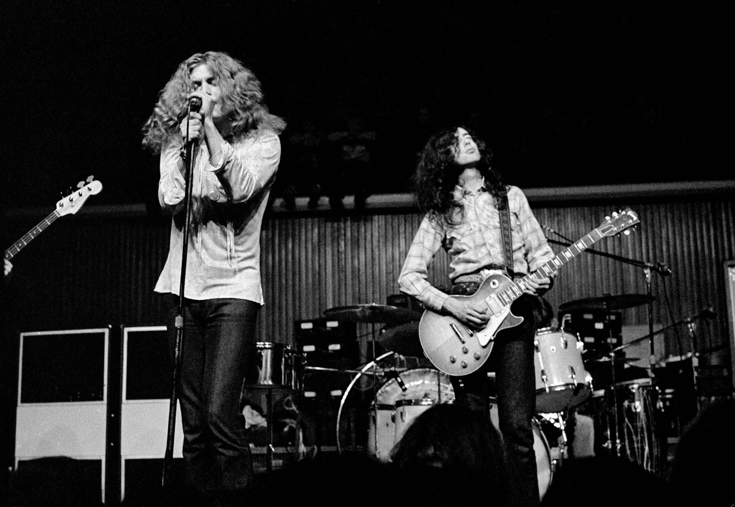 הופעה של להקת Led Zeppelin בקופנהגן, 1970. מקור: Jorgen Angel/Getty Images