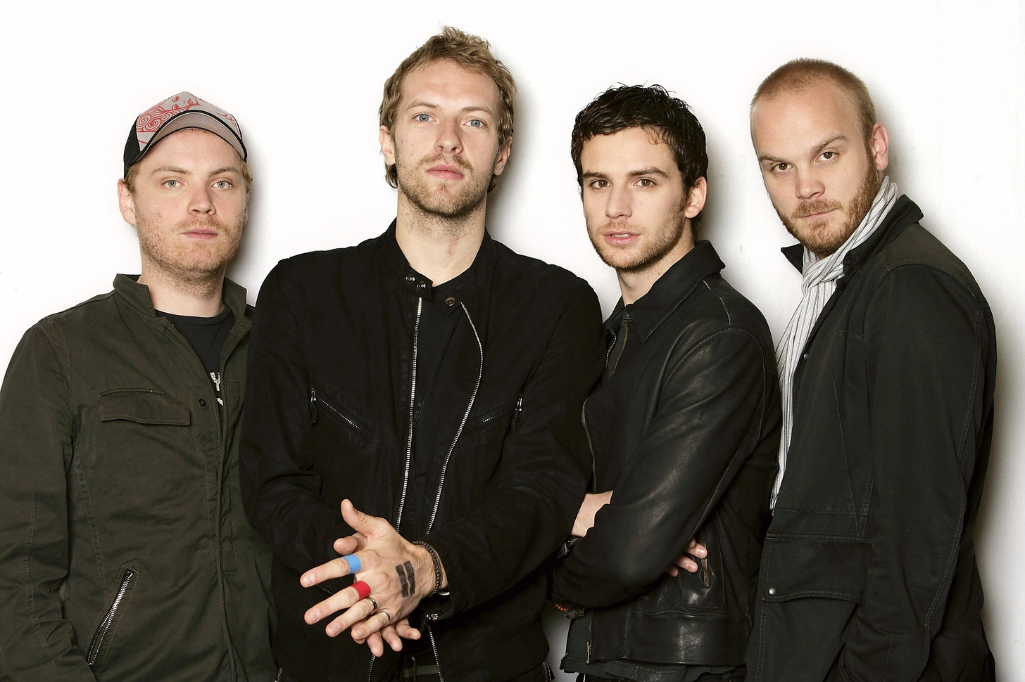 להקת Coldplay, שנת 2005. מקור: Dave Hogan/Getty Images