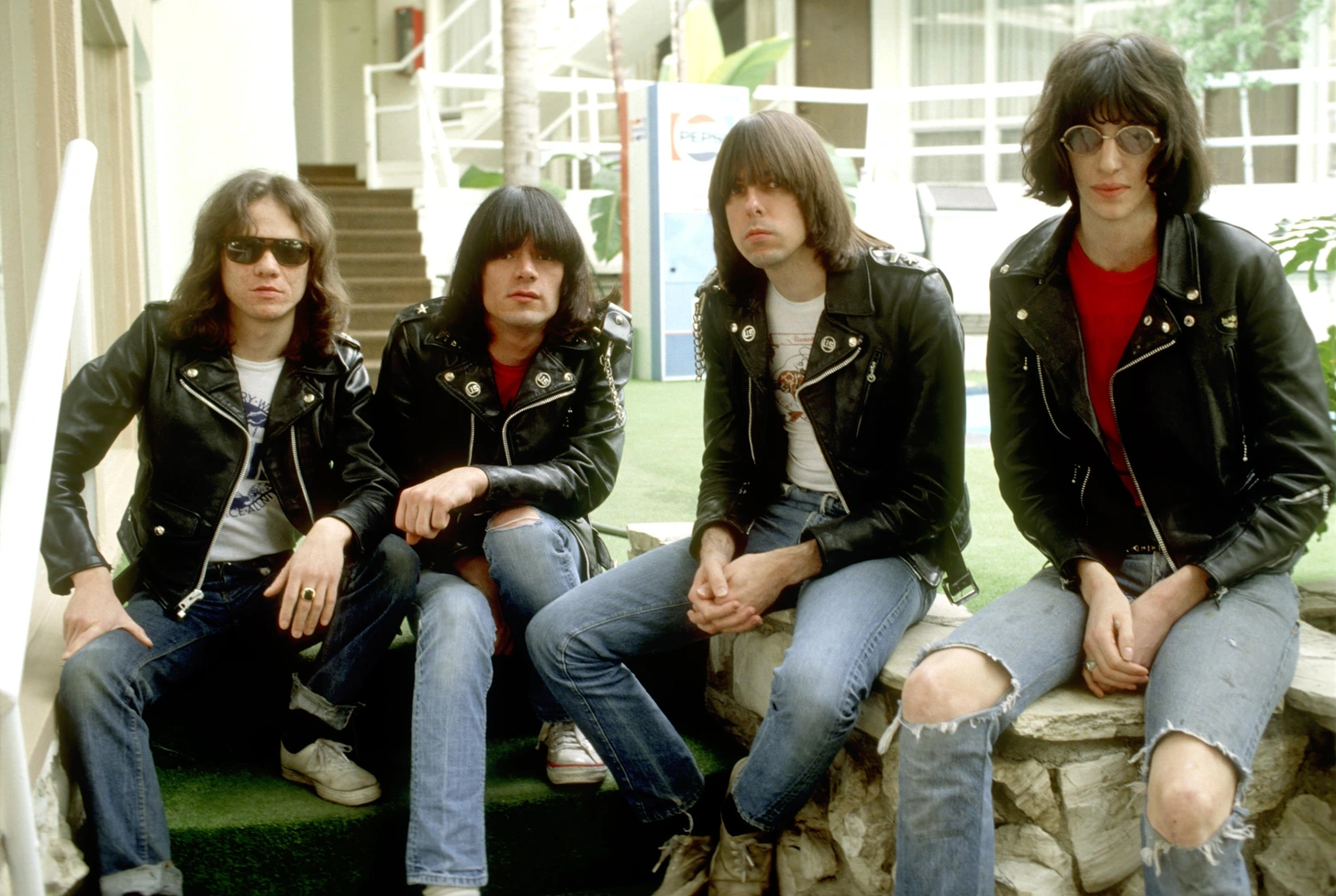 להקת Ramones, בערך בשנת 1976. מקור: Michael Ochs Archives/Getty Images