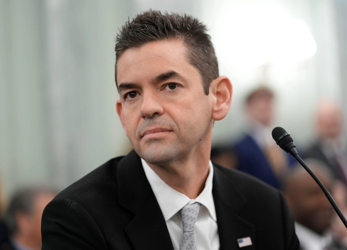 תמונה של ג'ארד אייזקמן בשימוע בסנאט האמריקאי. מקור: Jack Gruber / USA TODAY NETWORK / Sipa USA via Legion Media.