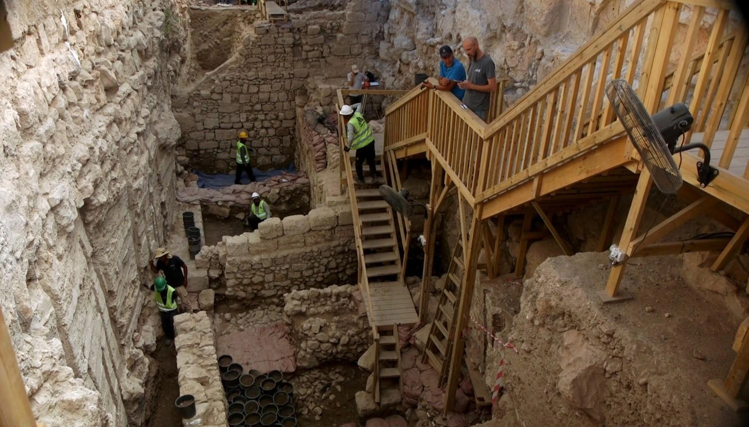 החפירות בעיר דוד. צילום רשות העתיקות