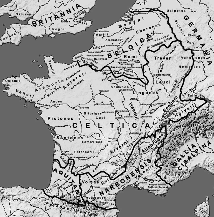 מפת שבטי גאליה