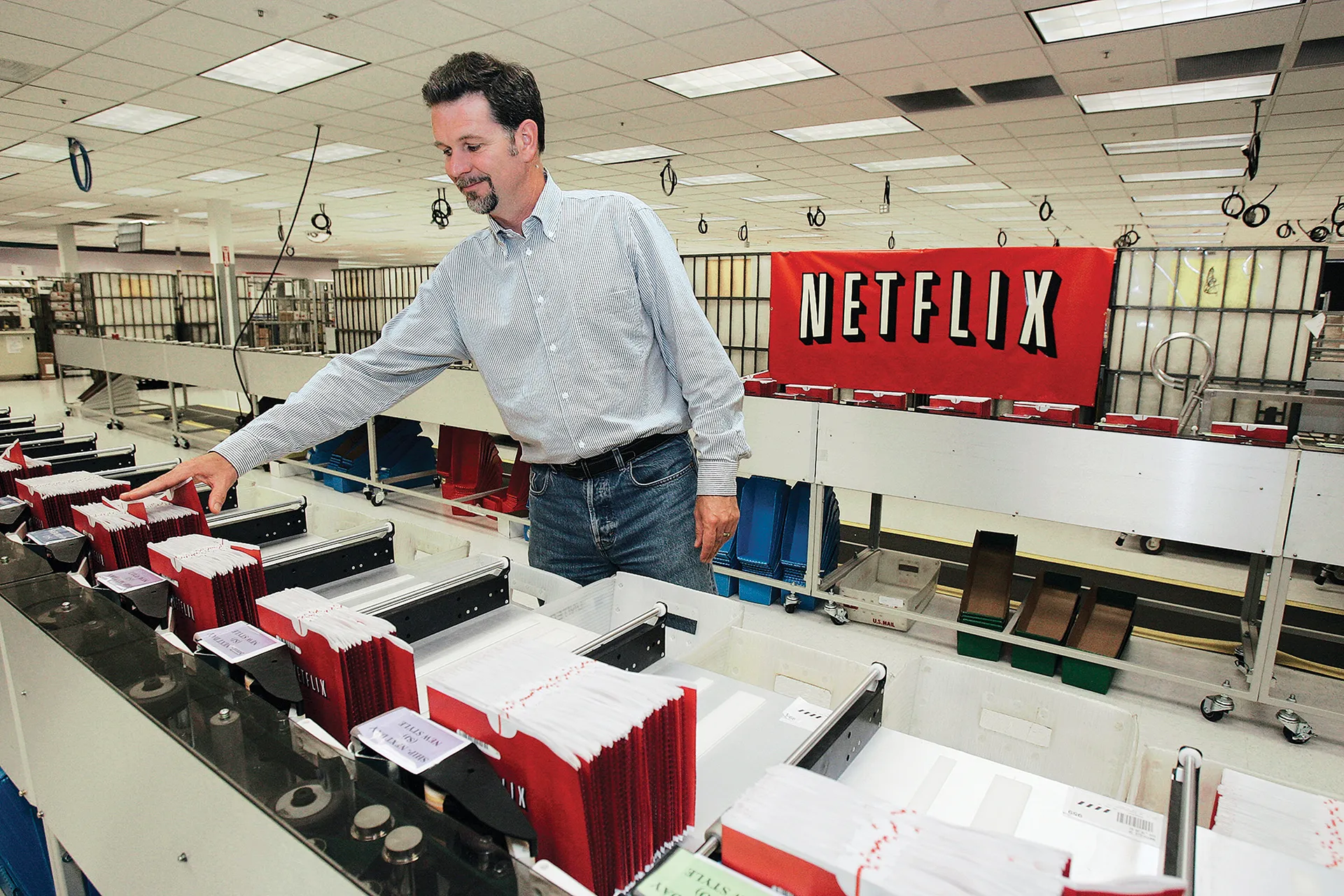 ריד הייסטינגס בימים הראשונים של נטפליקס