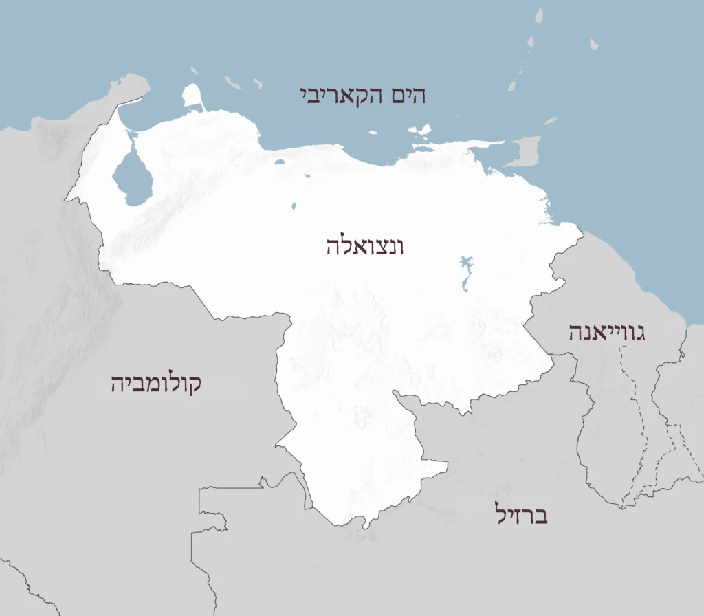 מפת ונצואלה